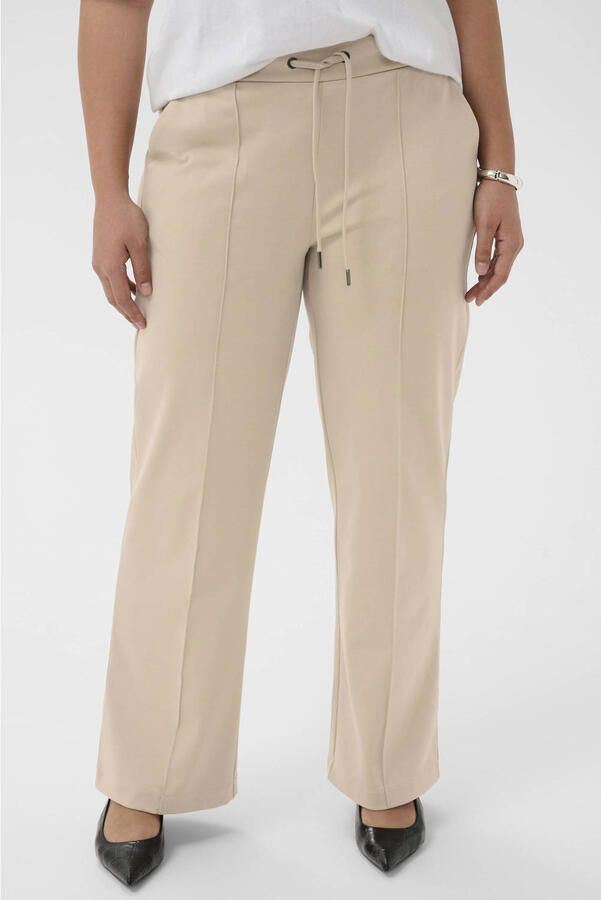 Kaffe Curve wide leg high waist broek