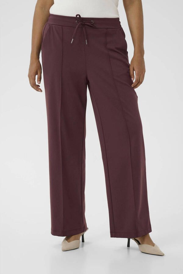 Kaffe Curve wide leg high waist broek