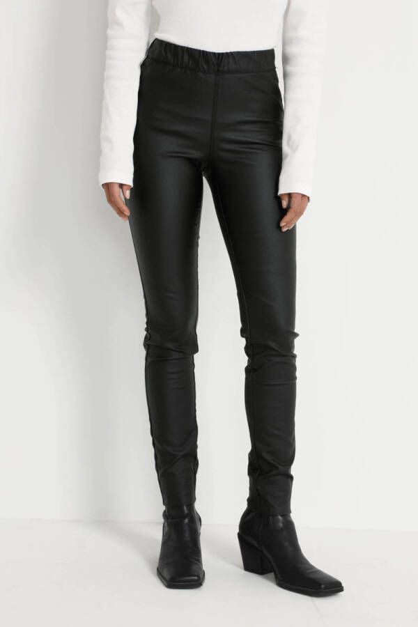 Kaffe high waist skinny legging zwart