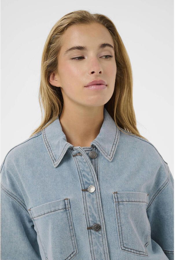 Kaffe blouse medium blue denim - Foto 3