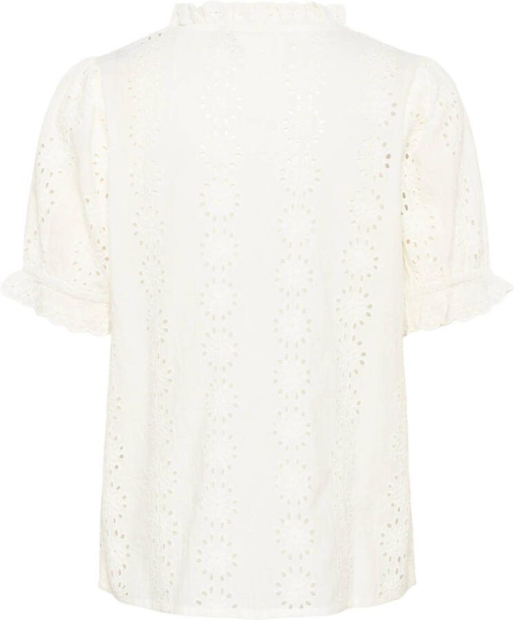 Kaffe blousetop ecru broderie - Foto 2