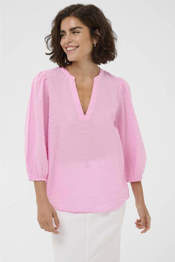 Kaffe blousetop roze