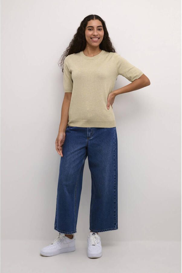 Kaffe Gebreide pullover met 1 2-mouwen model 'lizza' - Foto 3