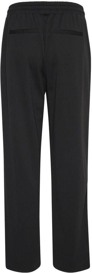 Kaffe high waist straight fit pantalon KAJENNY zwart