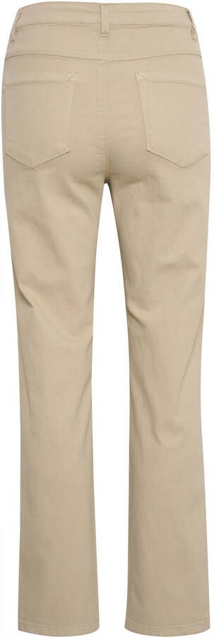 Kaffe high waist straight leg jeans beige - Foto 3