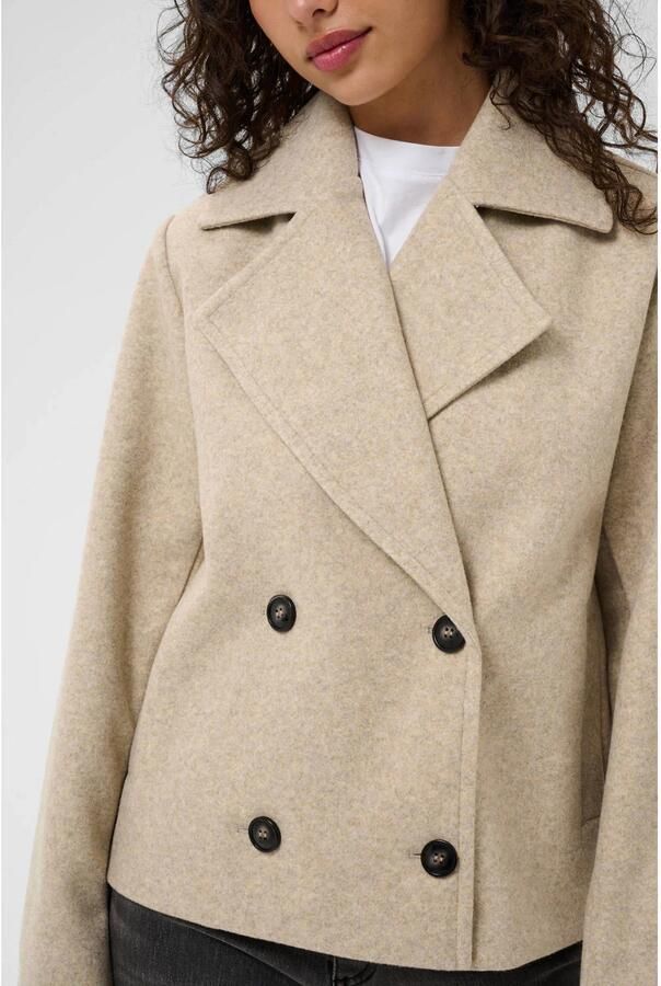 Kaffe manteljas beige