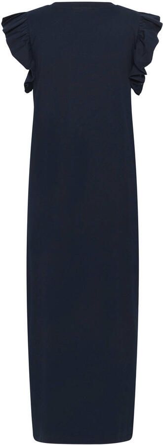 Kaffe maxi jurk donkerblauw - Foto 2