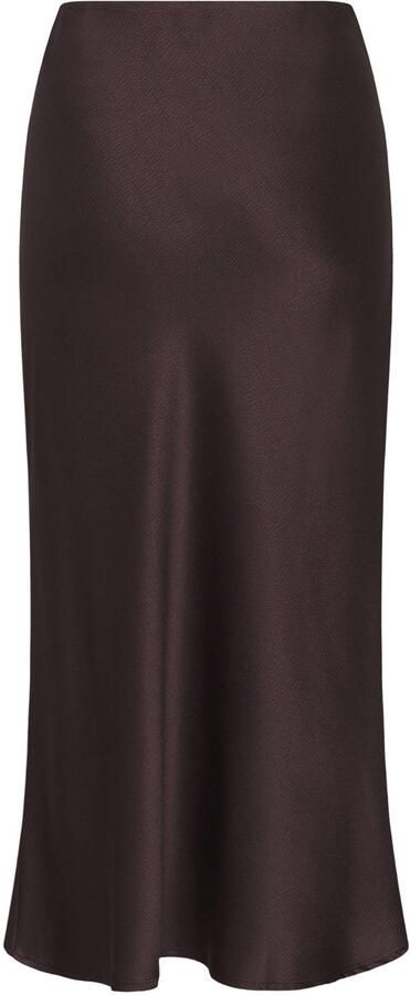 Kaffe midi rok donkerrood - Foto 3