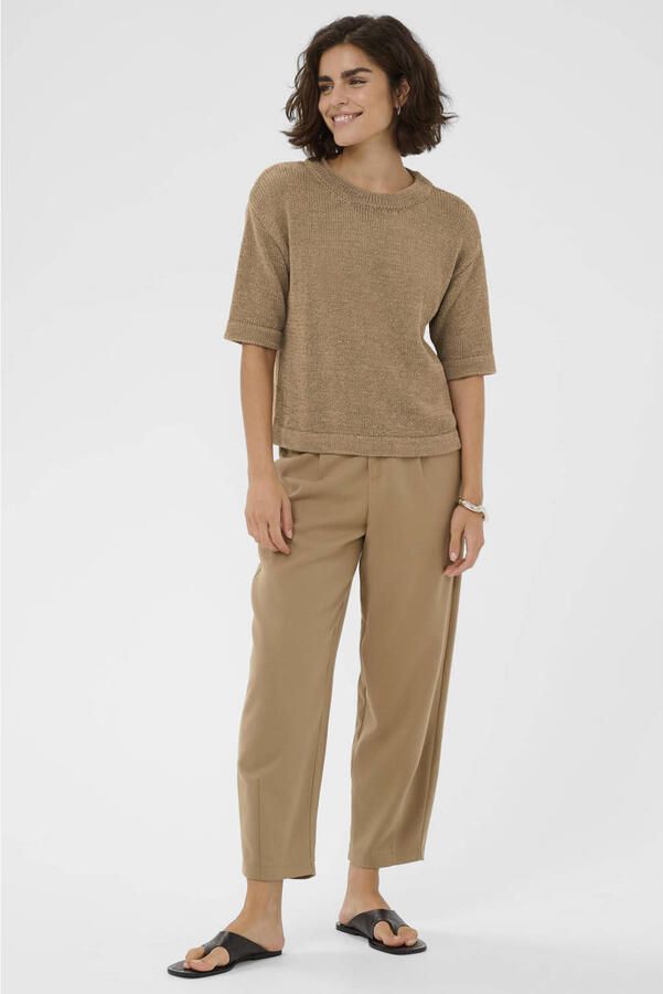 Kaffe pullover bruin gebreid - Foto 2