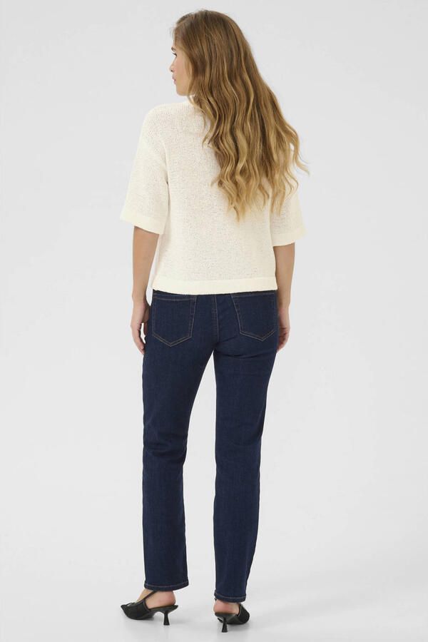 Kaffe Regular fit gebreide pullover met ronde hals - Foto 2