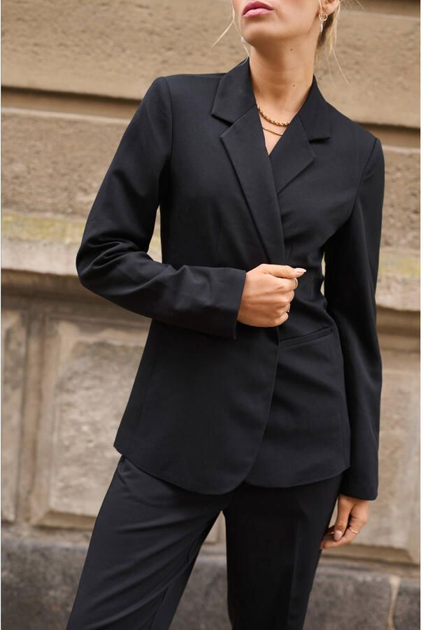 Kaffe Blazer met gestileerde strookzakken - Foto 2