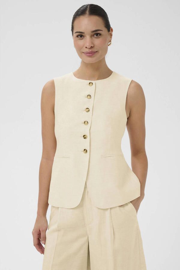 Kaffe regular blazer beige