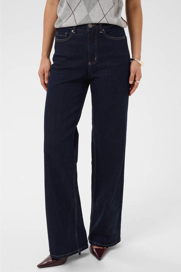 Kaffe regular fit jeans donkerblauw