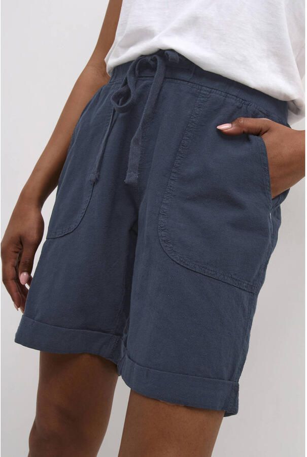 Kaffe Bermuda met elastische band model 'KANAYA'