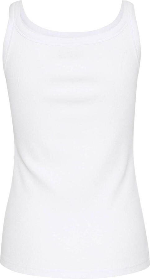 Kaffe singlet KAcarna wit