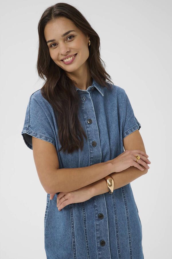 Kaffe spijkerjurk medium blue denim