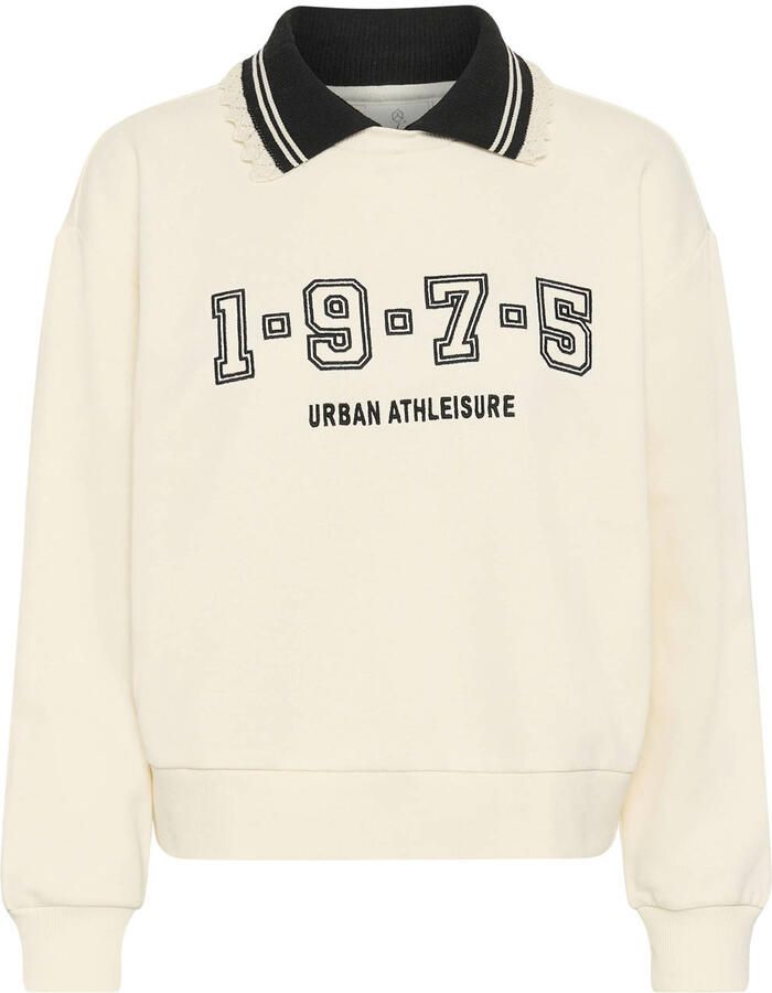 Kaffe sweater met print beige - Foto 2