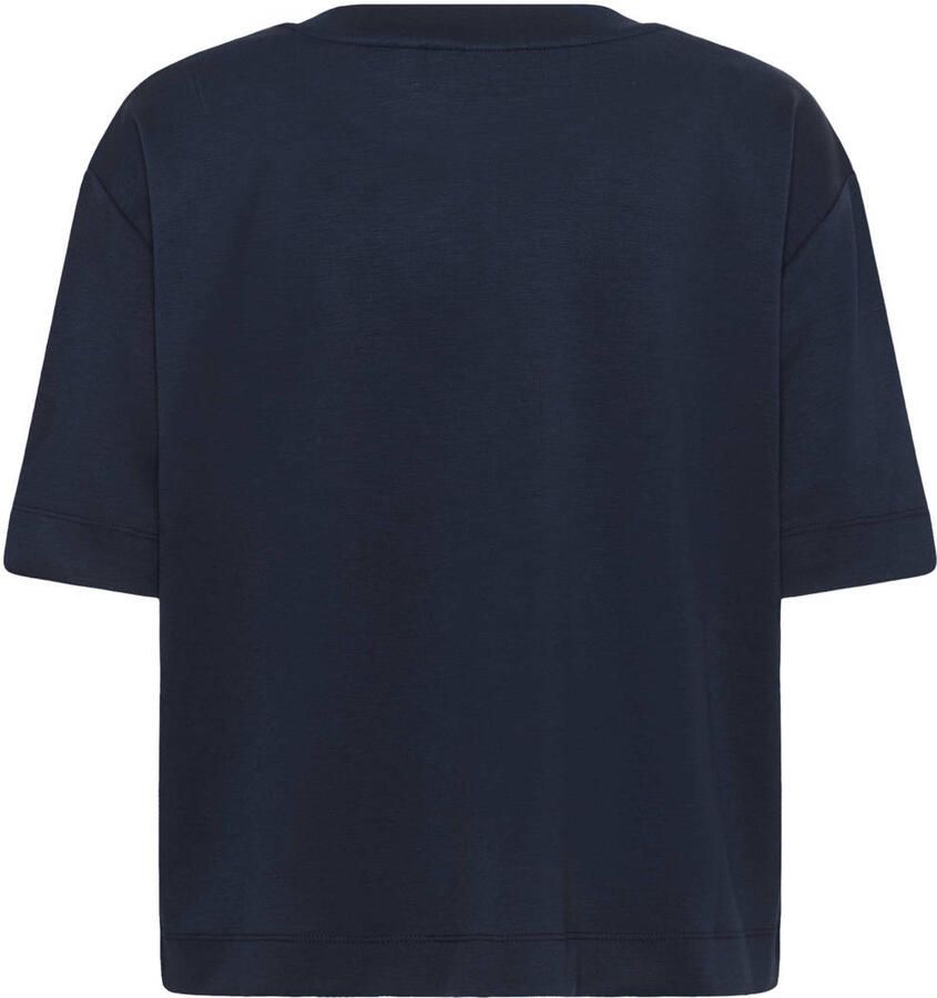 Kaffe T-shirt donkerblauw - Foto 2