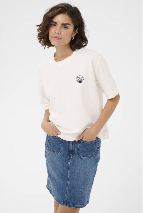 Kaffe T-shirt ecru