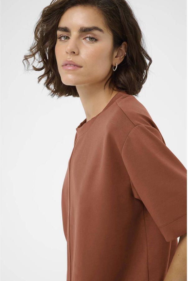 Kaffe T-shirt roodbruin - Foto 2