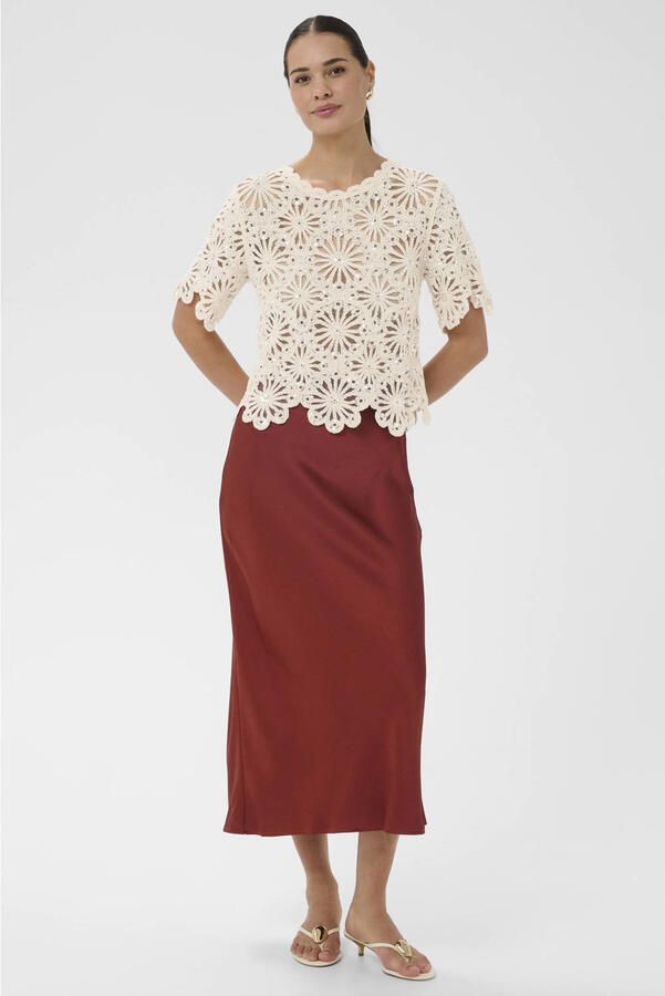 Kaffe top crochet ecru - Foto 3