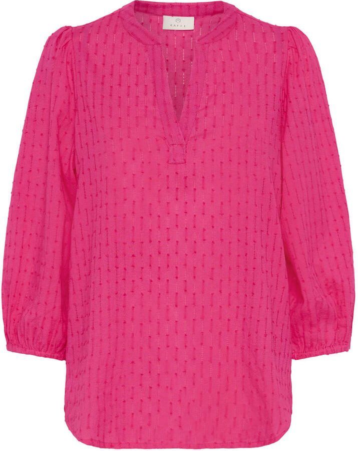 Kaffe top roze
