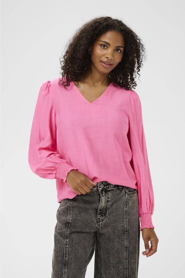 Kaffe top roze