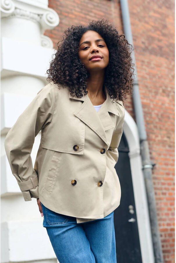 Kaffe trenchcoat beige - Foto 3