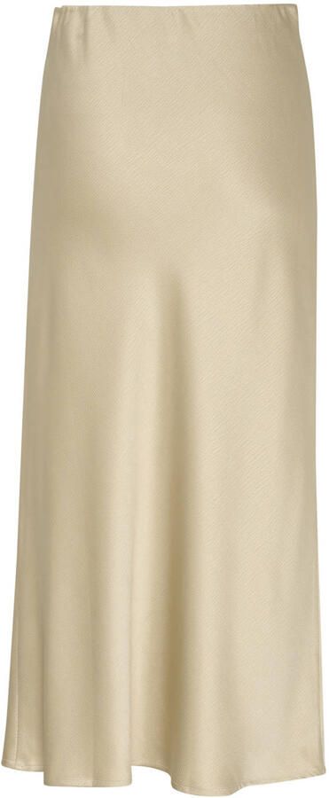 Kaffe X Ellen Hoog satijnen midi rok champagne - Foto 2