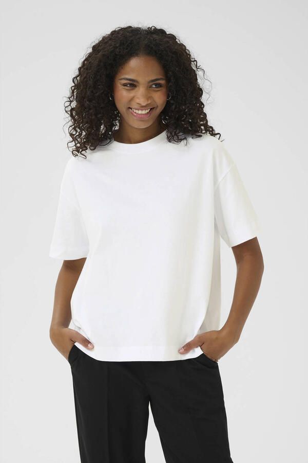 Kaffe X Ellen Hoog T-shirt wit
