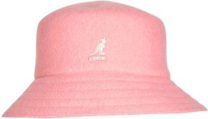 Kangol wollen bucket hat Wool Lahinch met logo roze