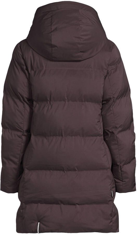 Khujo Regular fit lange jas in stiksels met logopatch model 'TANARE'