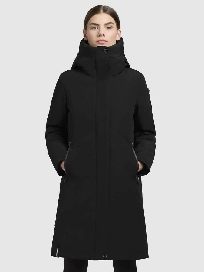 Khujo winterjas zwart