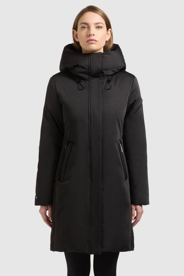 Khujo winterjas zwart