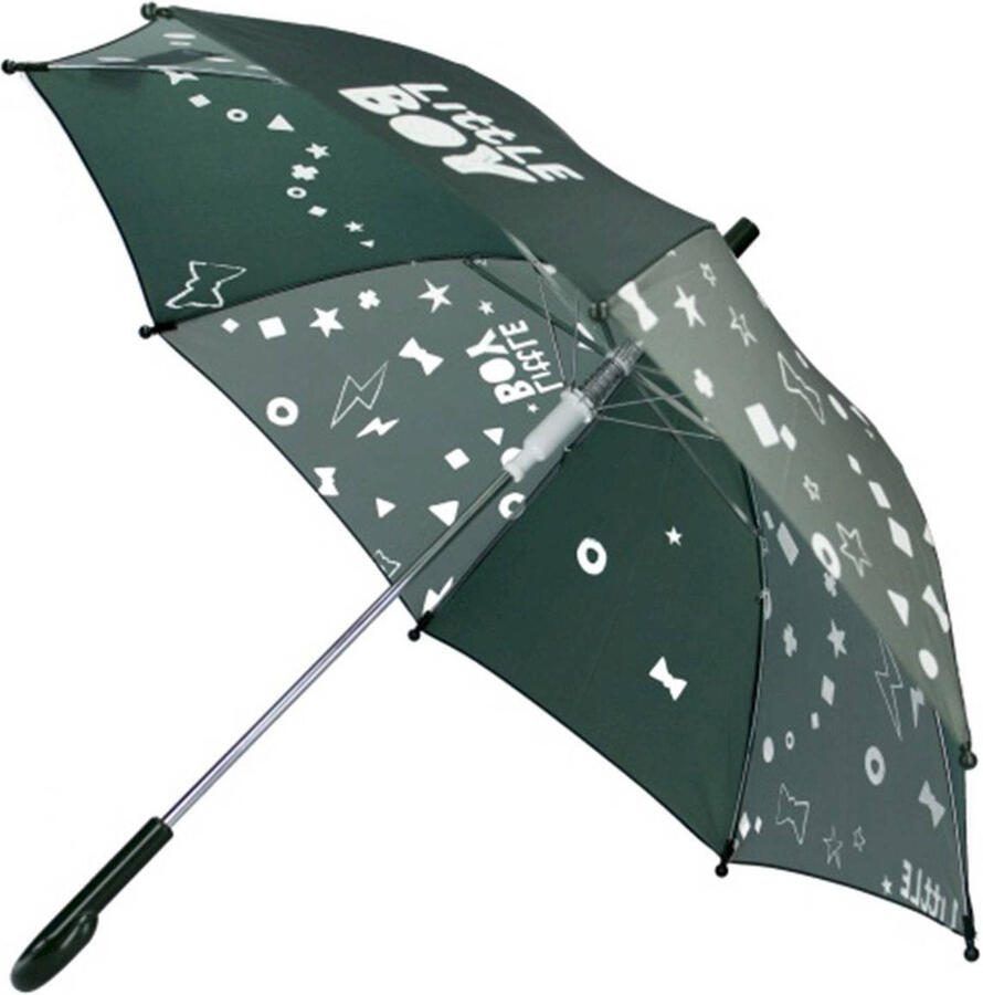 Kidzroom paraplu met all-over print donkergroen Jongens Polyester All over print - Foto 2