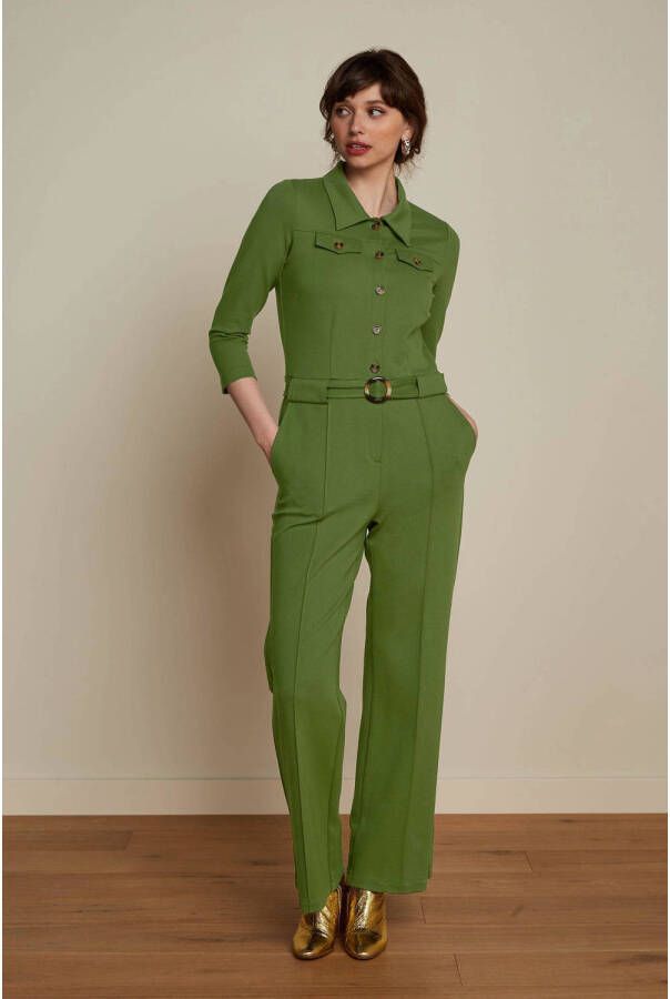 King Louie jumpsuit Alexa groen