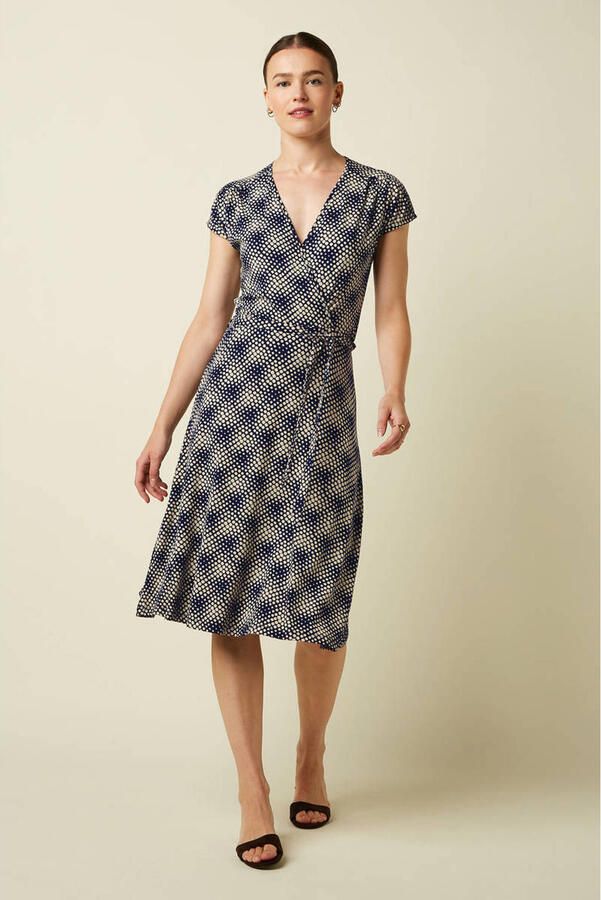 King louie Midi-jurken Abigail Dress Heaven Beacon Blue