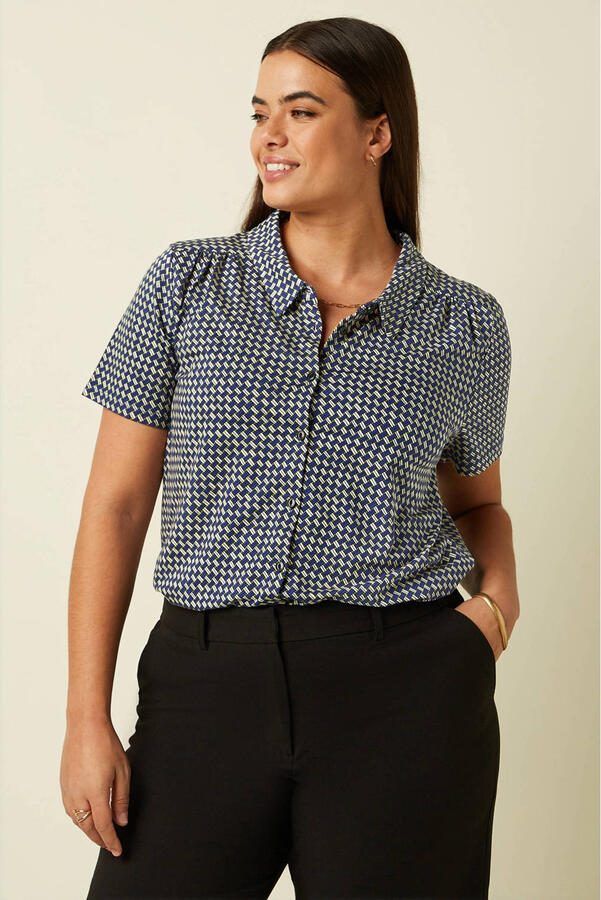 King Louie blouse blauw