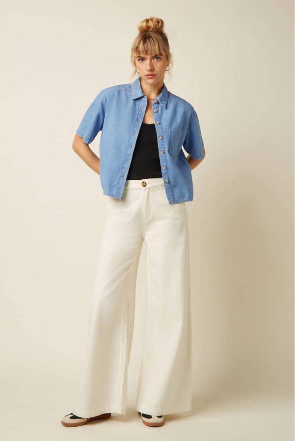 King Louie blouse light blue denim