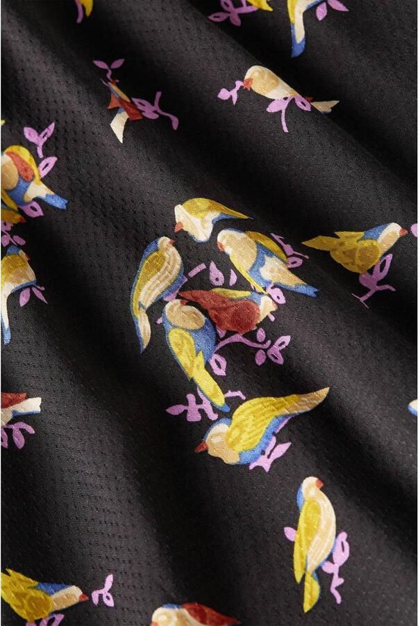 King Louie blouse met print zwart - Foto 2