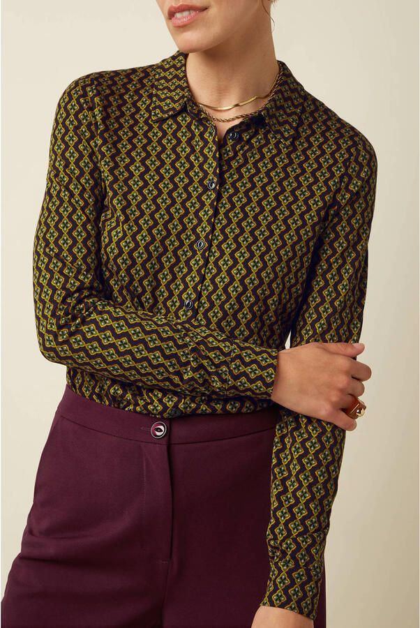 King louie Blouse turi Jersey black