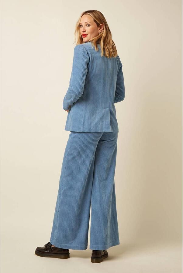 King Louie regular fit blazer lichtblauw - Foto 2