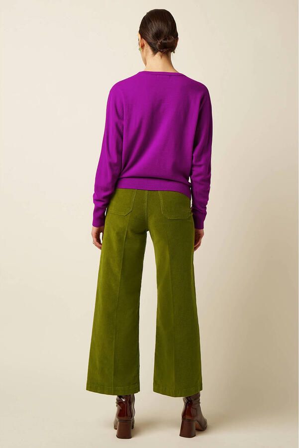King Louie flared jeans groen - Foto 3