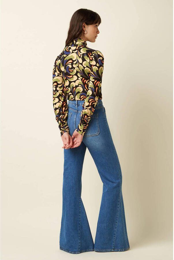 King Louie flared jeans medium blue denim - Foto 2