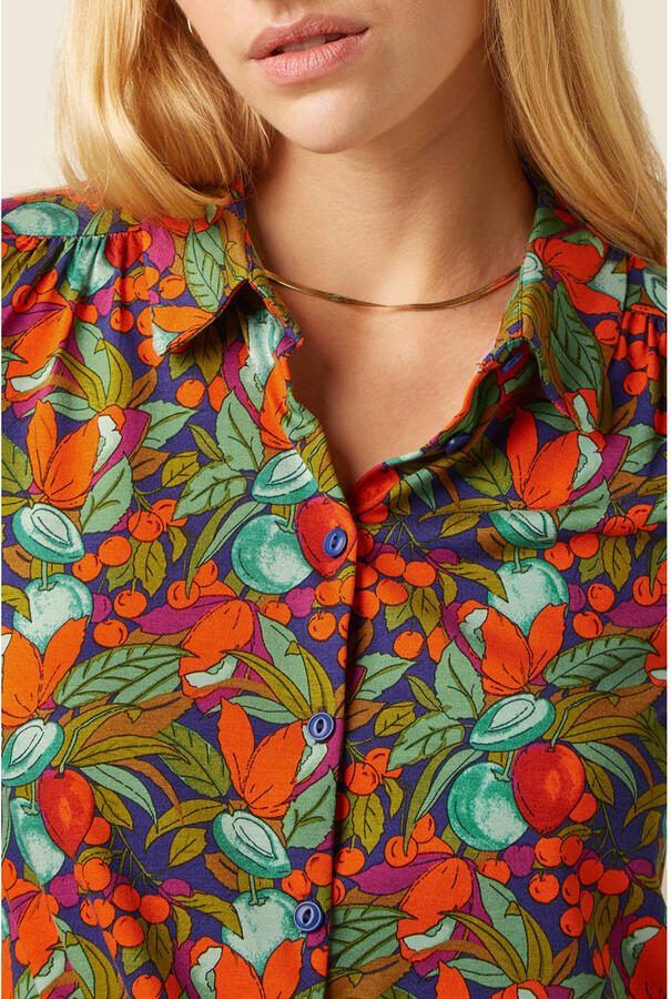 King Louie gebloemde blouse multi - Foto 2