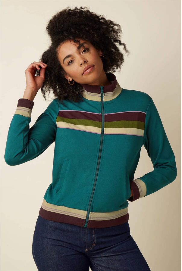 King Louie gevoerd vest blauw