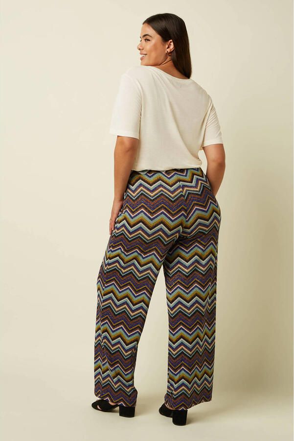 King Louie high waist flared broek multi - Foto 2