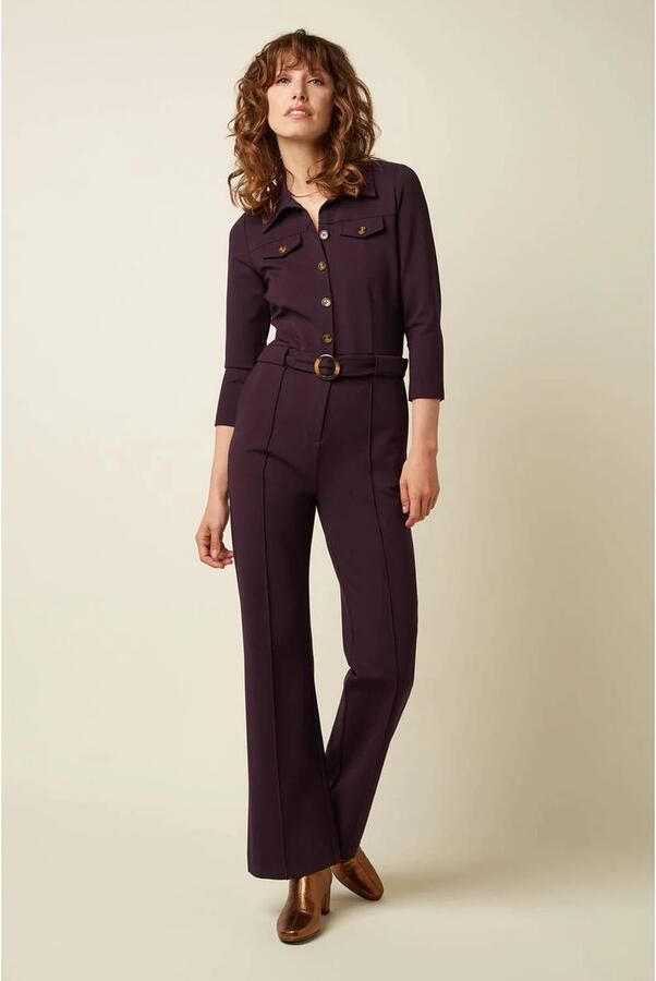 King Louie jumpsuit aubergine