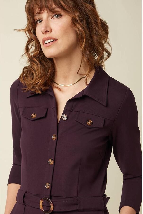 King Louie jumpsuit aubergine - Foto 2