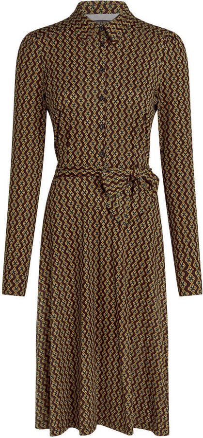 King Louie midi jurk met print zwart